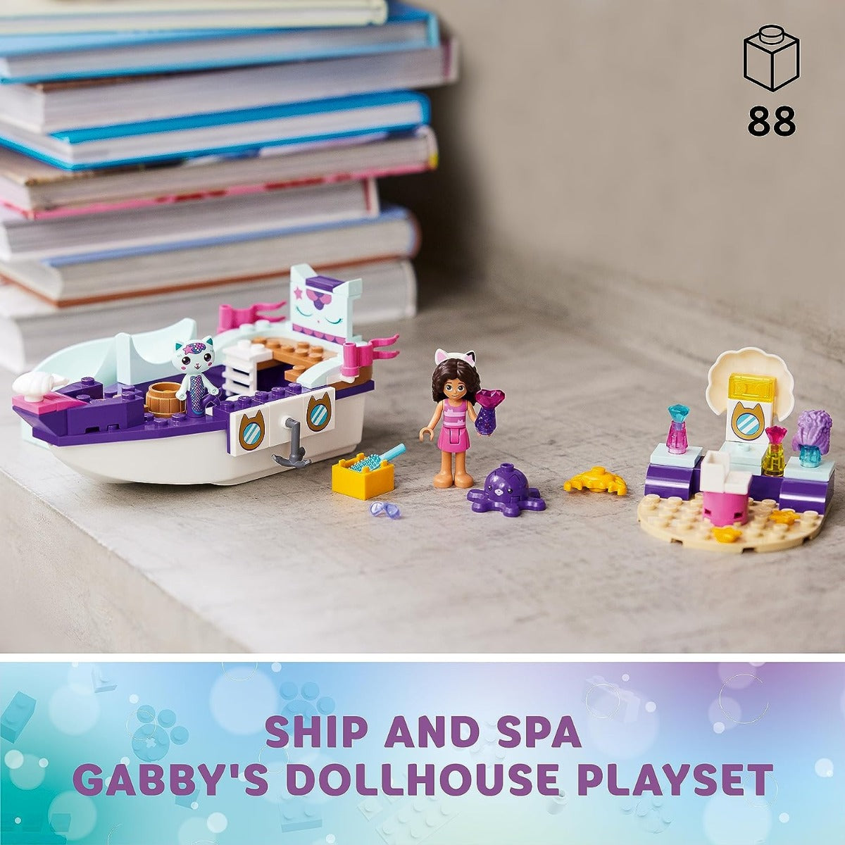 Lego Gabby Dollhouse Gabby and Gatirena's Boat and SPA 10786