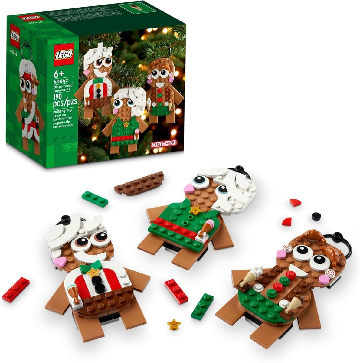 LEGO® Adornos de Pan de Jengibre 40642