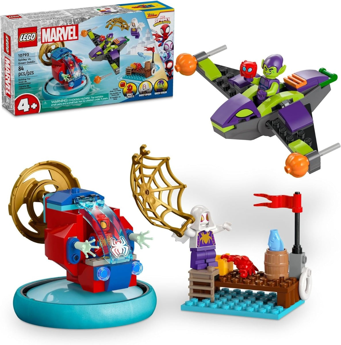 LEGO 4+ Spidey vs. Green Goblin Marvel Spider-Man Superhero Toy 10793