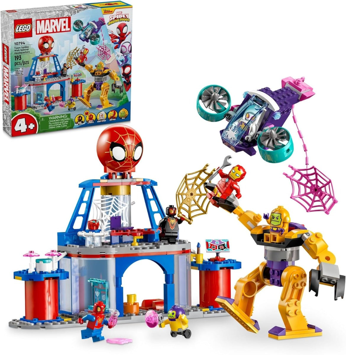 LEGO Marvel Team Spidey Web Spinner Headquarters