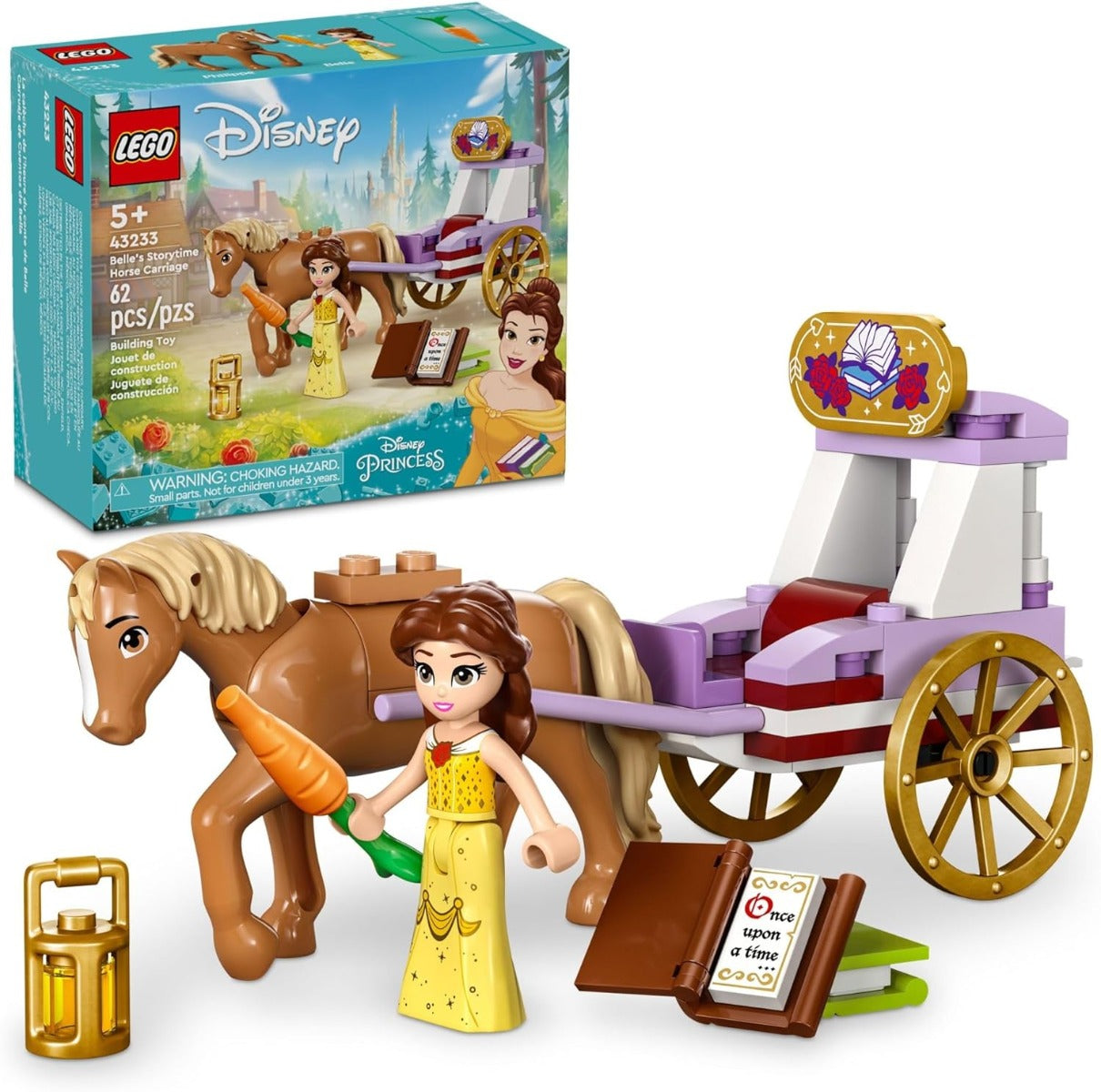 Lego 43233 | Disney Princess Belle's Storybook Carriage