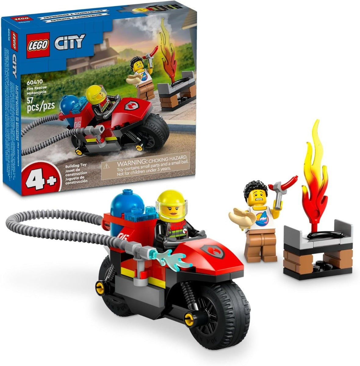 Lego 60410 City Fire Rescue Bike