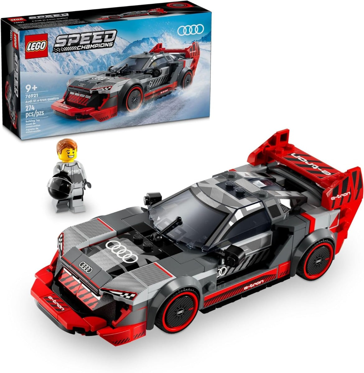 Lego Speed ​​Champions Audi S1 ​​e-Tron Quattro Racing Car