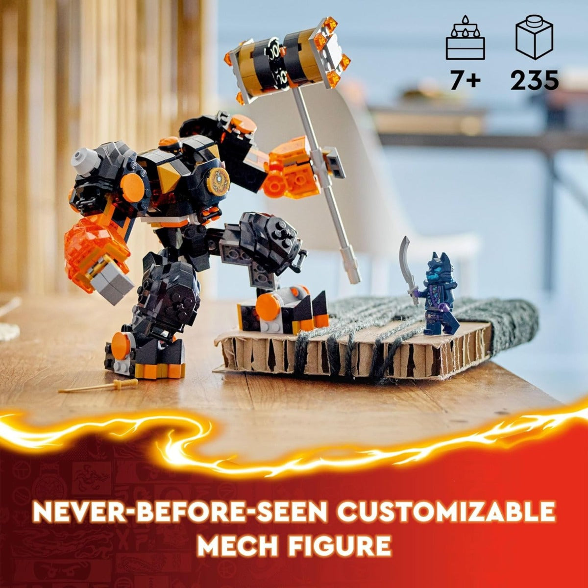 Lego 71806 Ninjago Meca Elemental de la Tierra de Cole