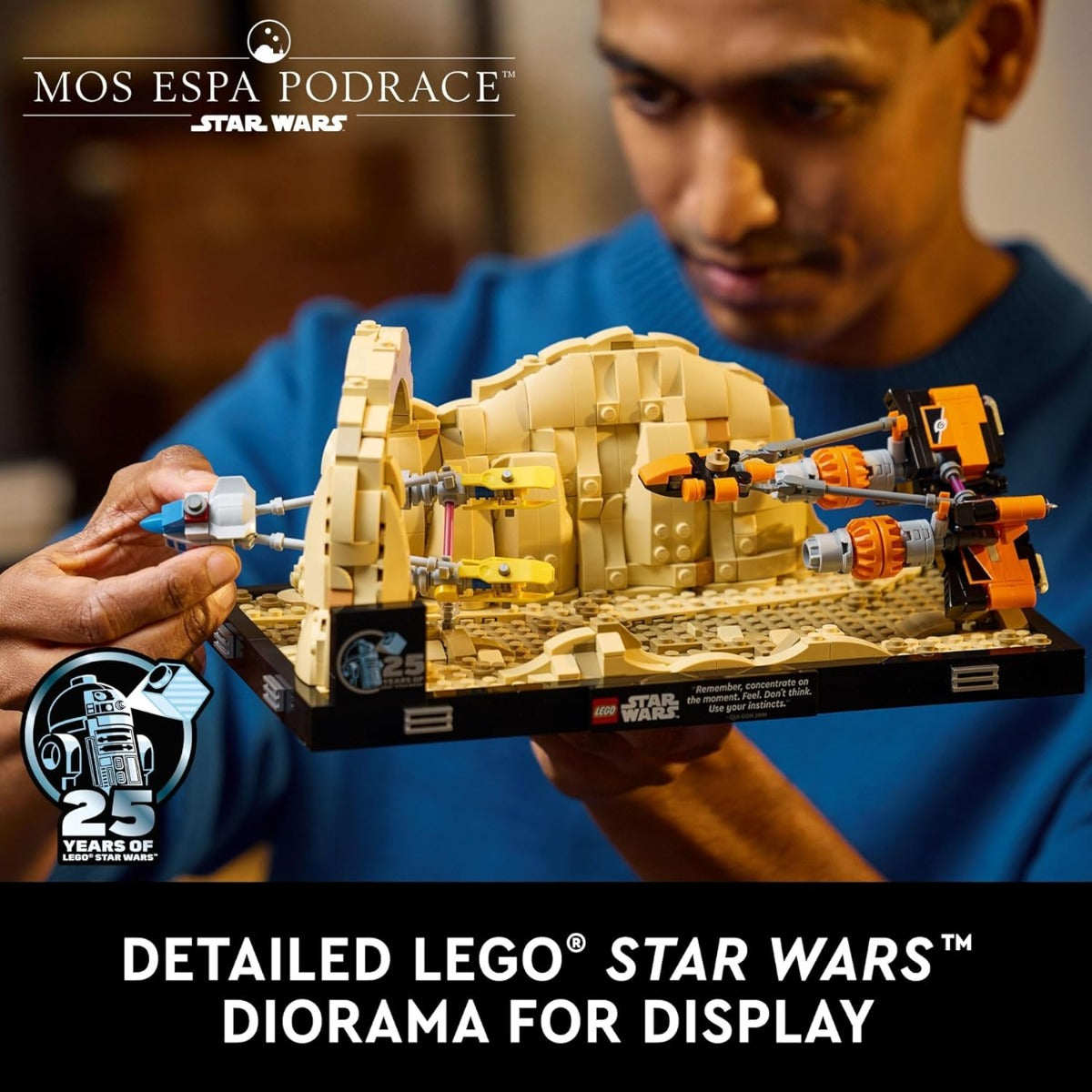 STAR WARS Diorama: Mos Espa Pod Race 75380