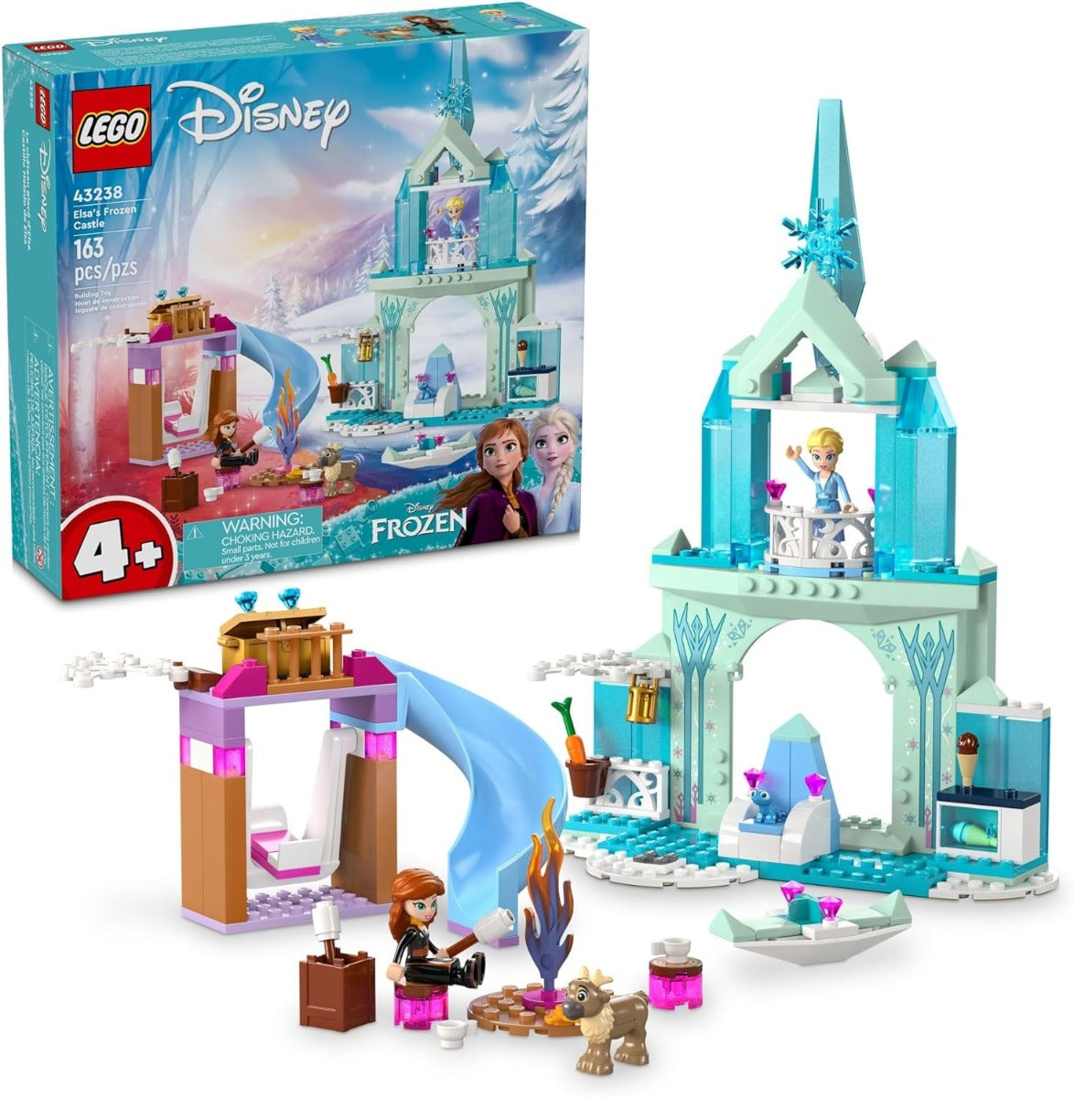 Lego 43238 Disney Frozen Elsa's Ice Castle Buildable Children's Toy Set