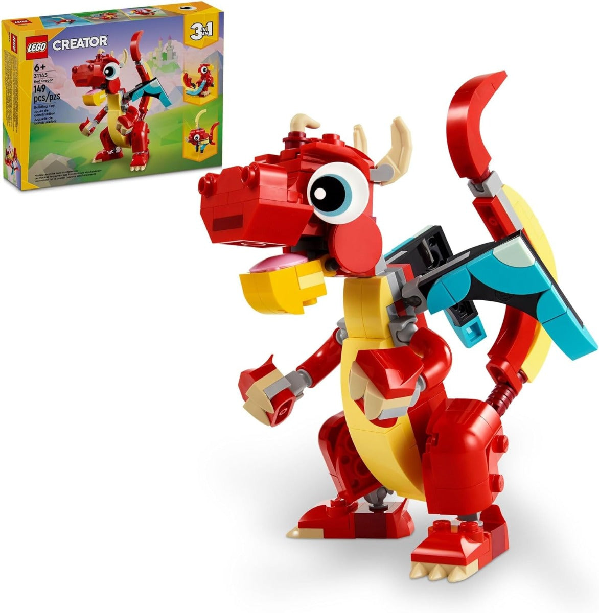 Lego 31145 Creator 3in1 Red Dragon