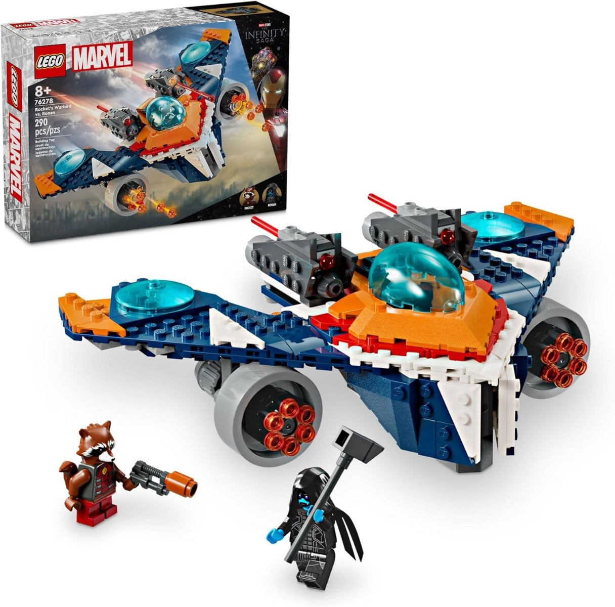 Lego Marvel 76278 Rocket vs. Warbird Ronan Kit