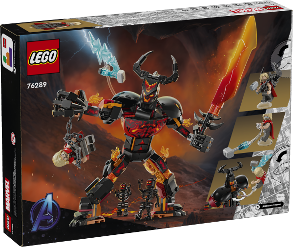 SUPER HEROES Thor vs. Surtur Buildable Figure 76289