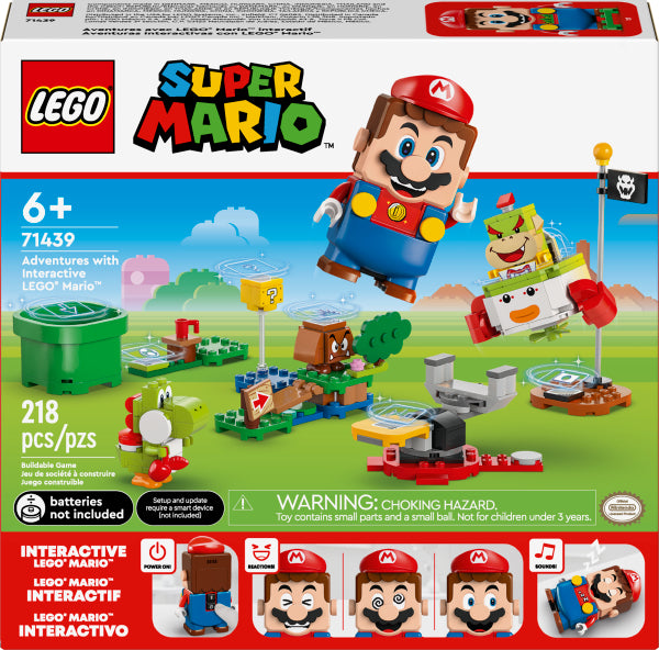 Interactive adventures with LEGO® Mario™ 71439