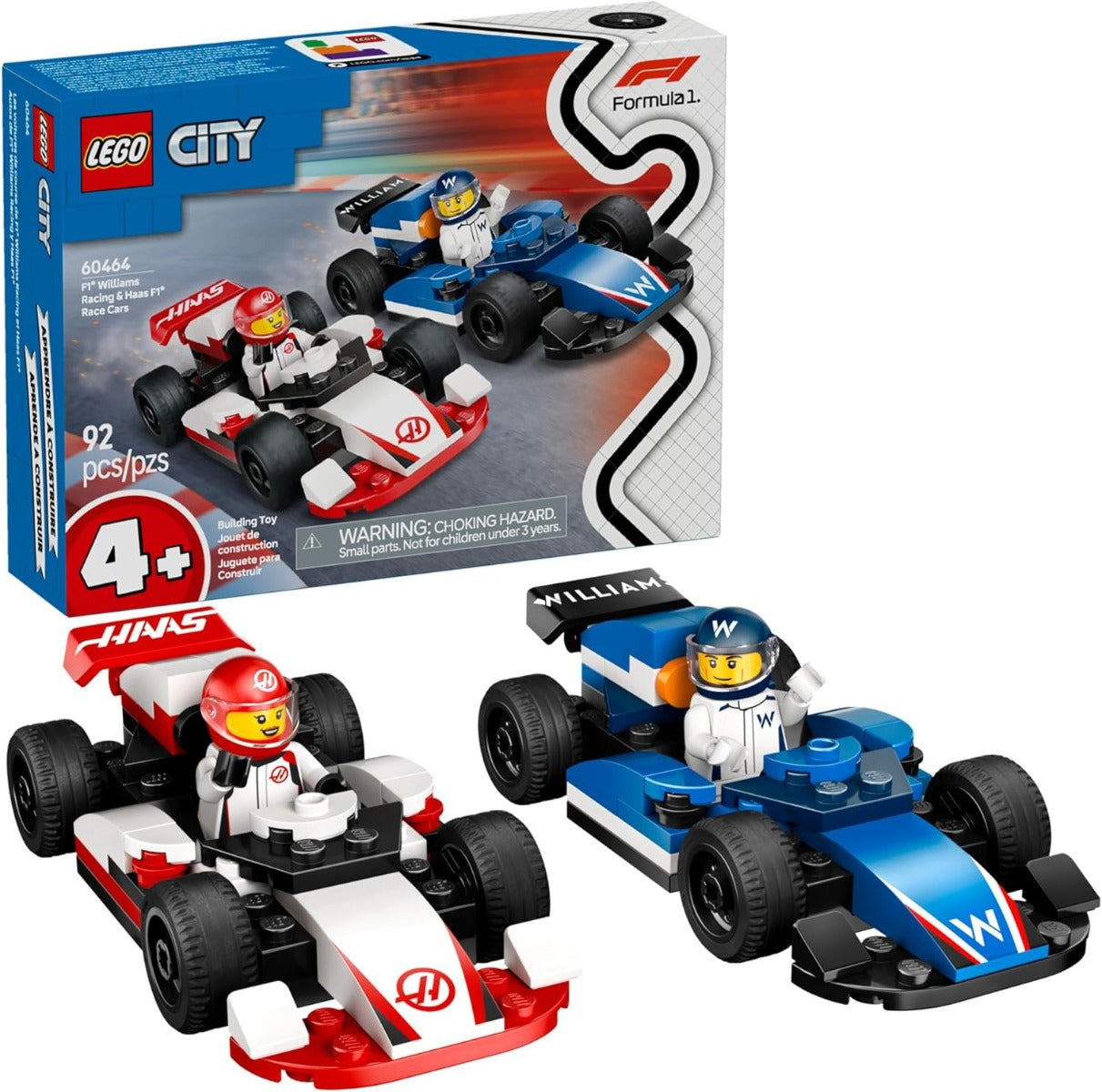 CITY F1 COCHES DE F1 WILLIAMS RACING Y HAAS 60464