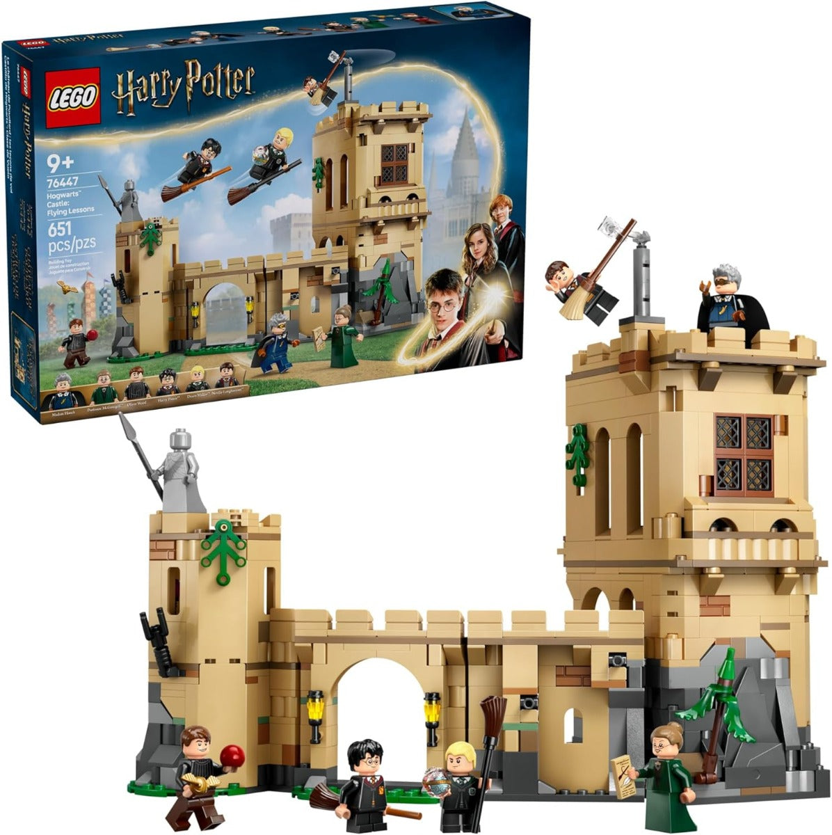 HARRY POTTER CASTILLO DE HOGWARTS  CLASE DE VUELO 76447