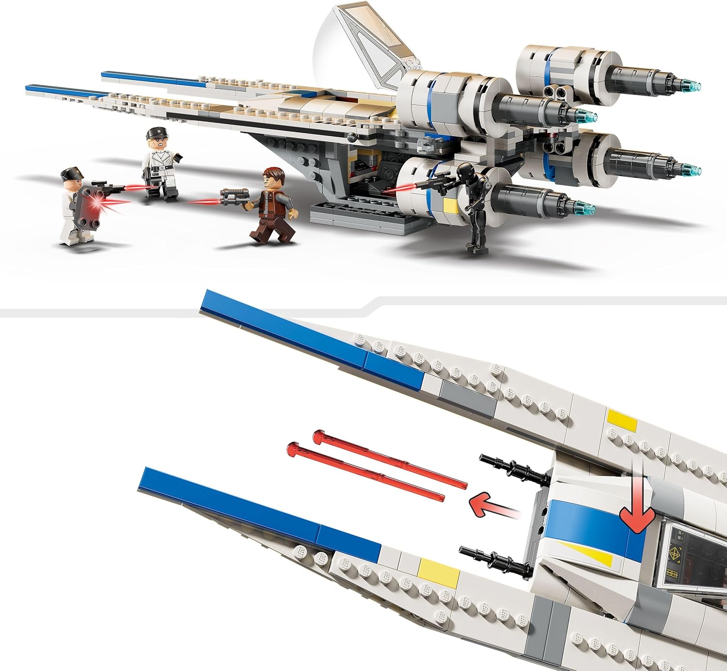 STAR WARS CAZA ESPACIAL REBELDE U-WING 75399