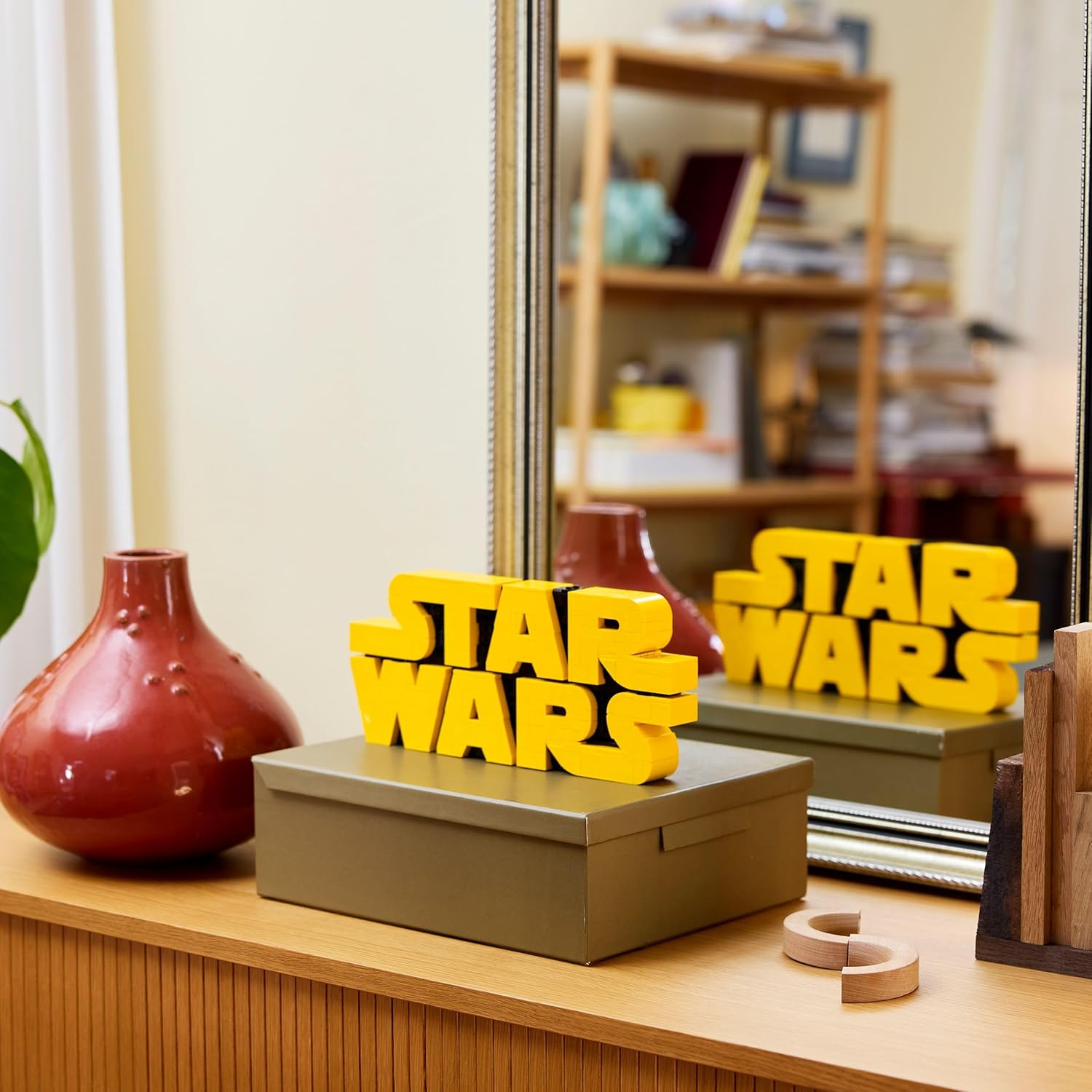 STAR WARS LOGOTIPO PARA CONSTRUIR 75407
