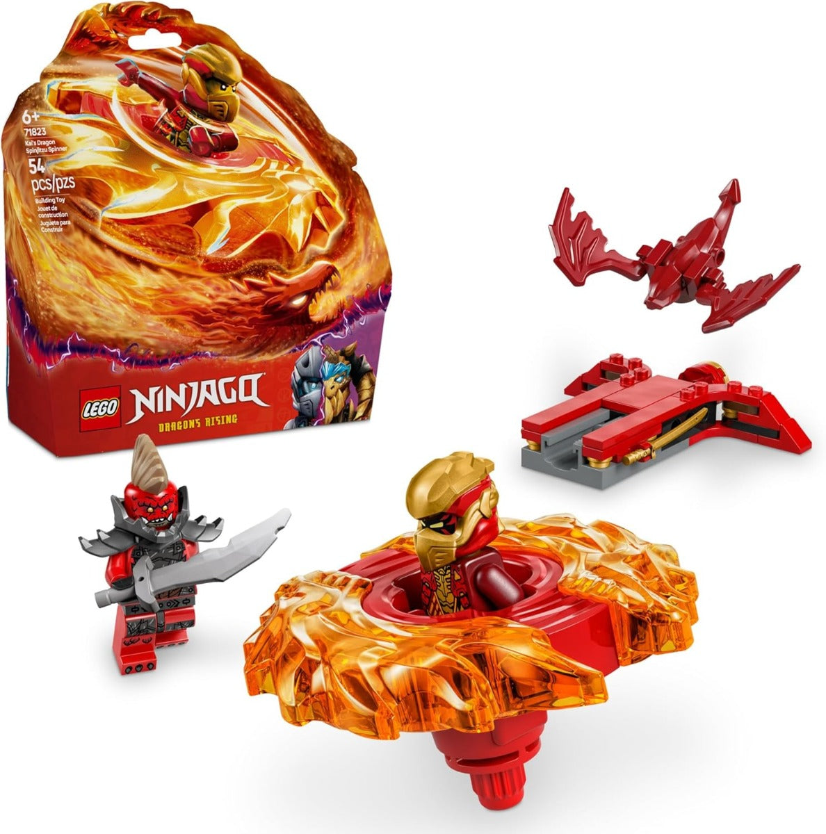 NINJAGO SPINNER DE SPINJITZU DEL DRAGÓN DE KAI 71823