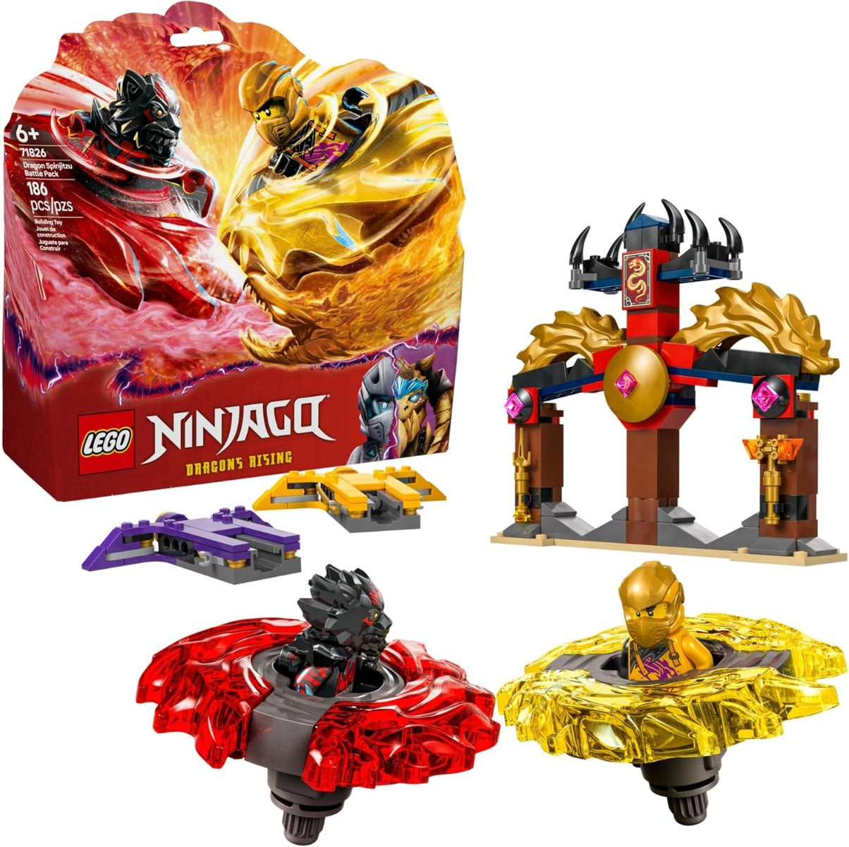 NINJAGO PACK DE COMBATE: SPINJITZU DEL DRAGÓN 71826