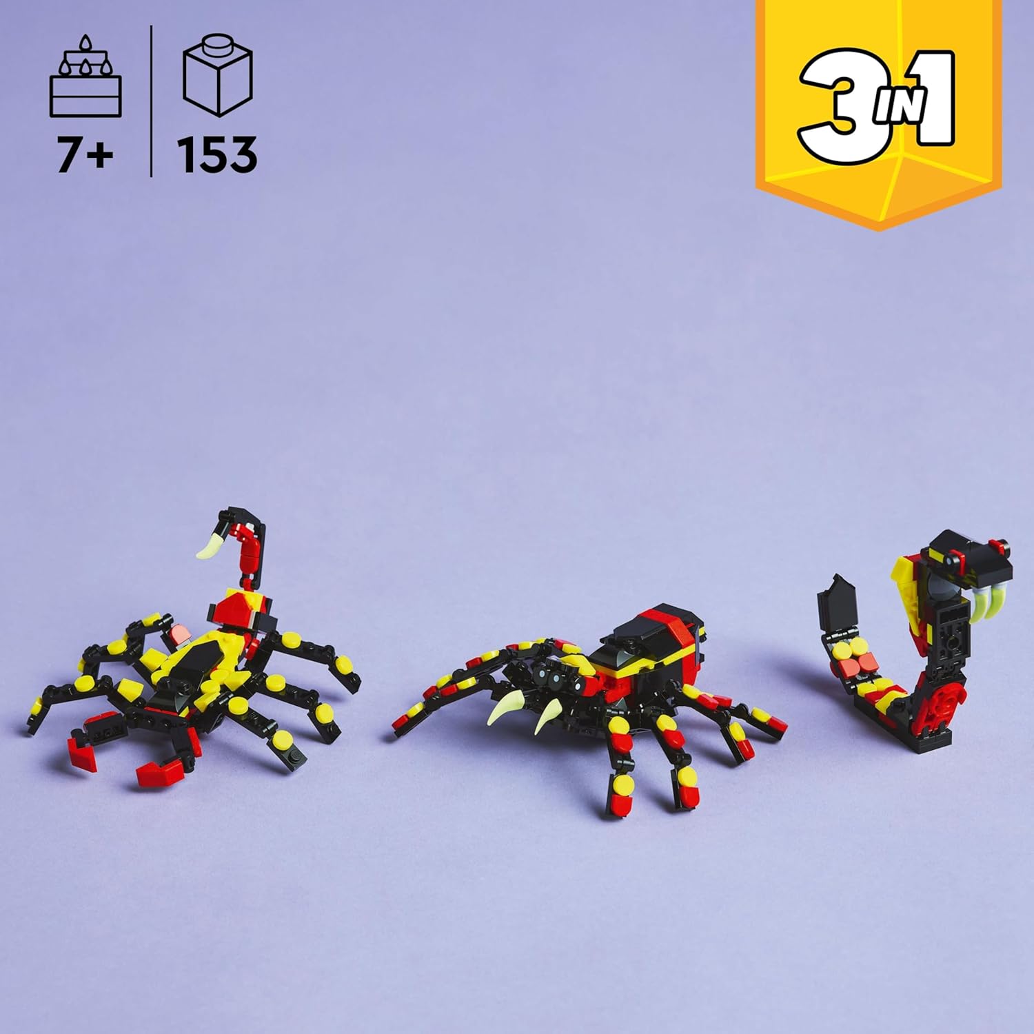 LEGO® Creator 3en1 Fauna Salvaje: Araña Misteriosa 31159