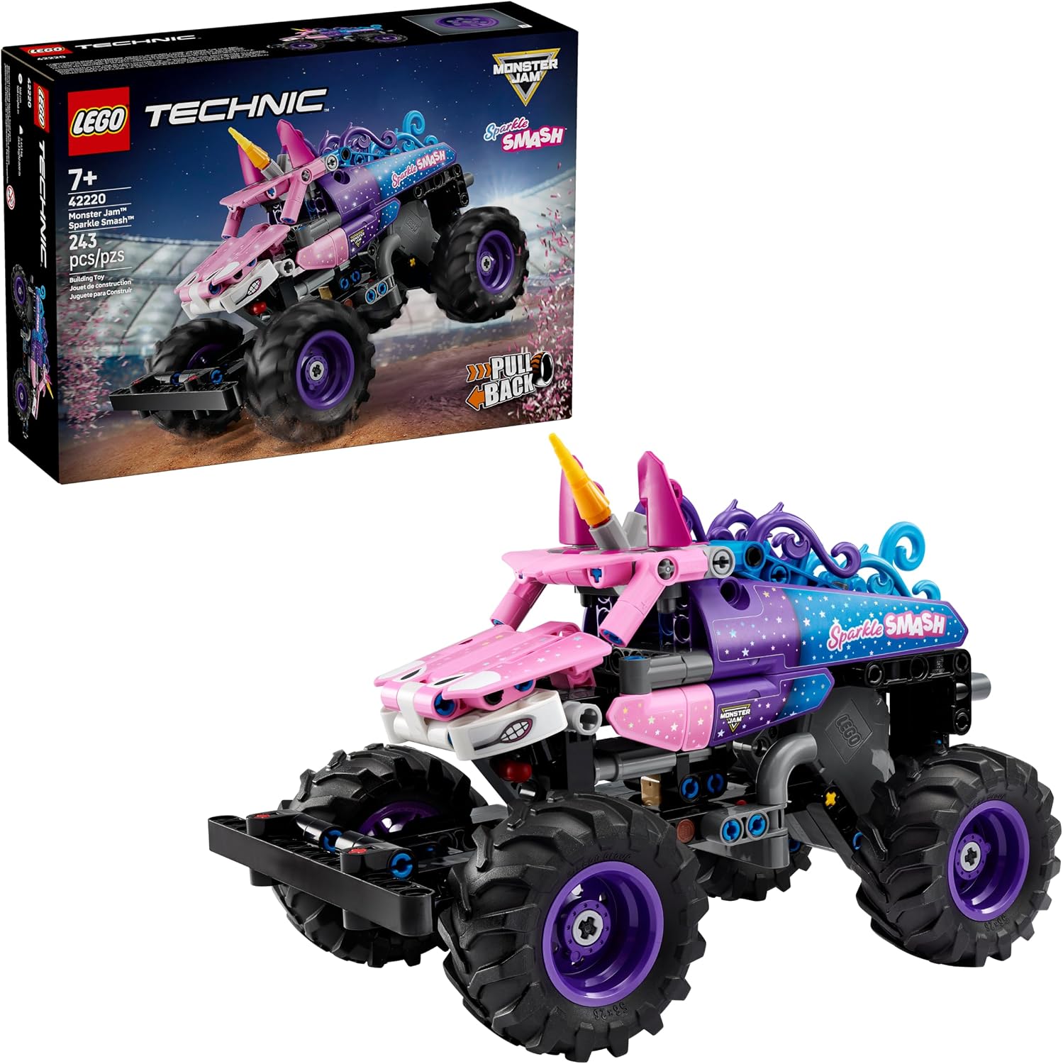 TECHNIC MONSTER JAM  SPARKLE SMASH  42220