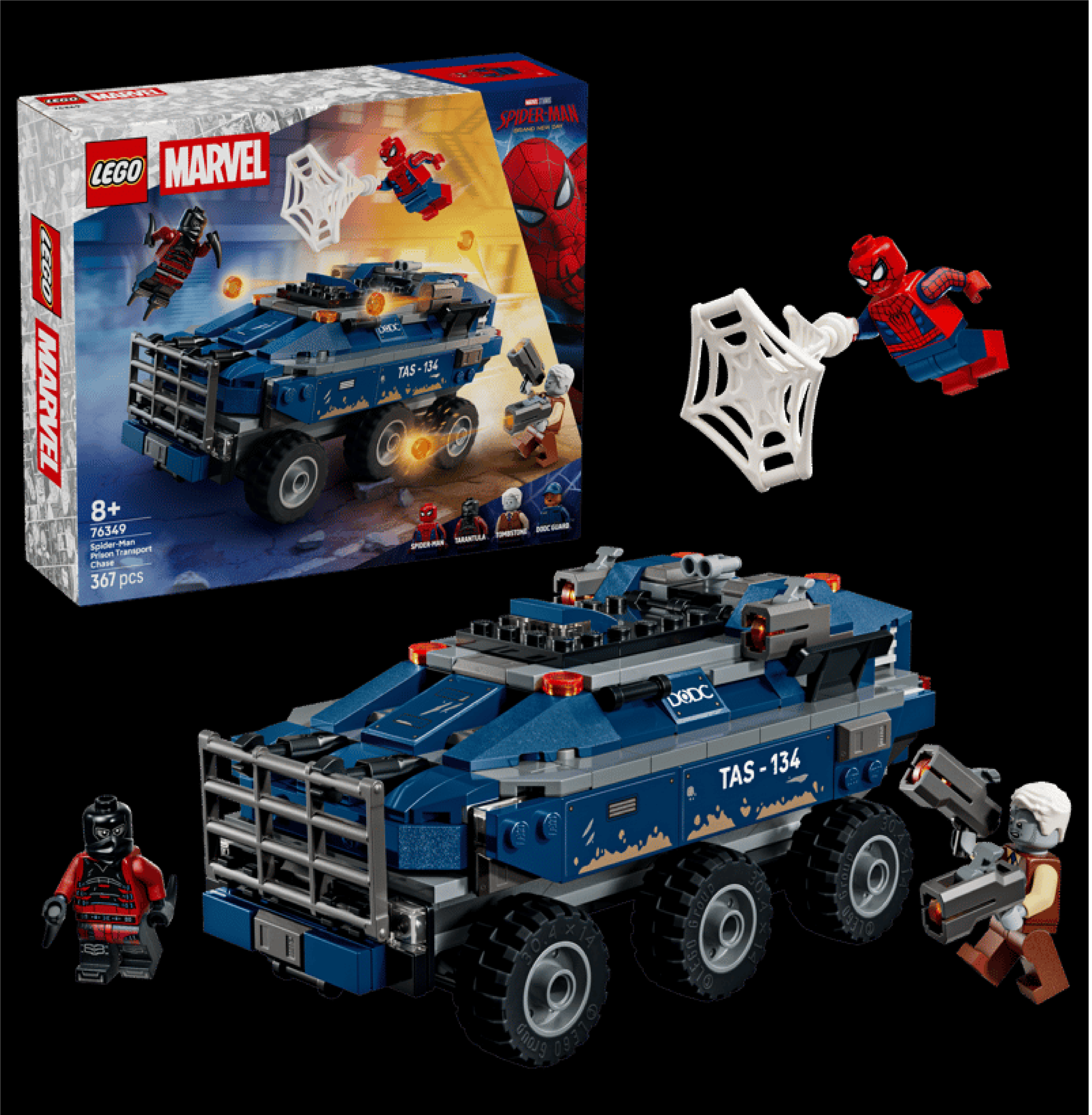 SUPER HEROES SPIDER-MAN: PERSECUCIÓN DEL FURGÓN PENITENCIARIO 76349