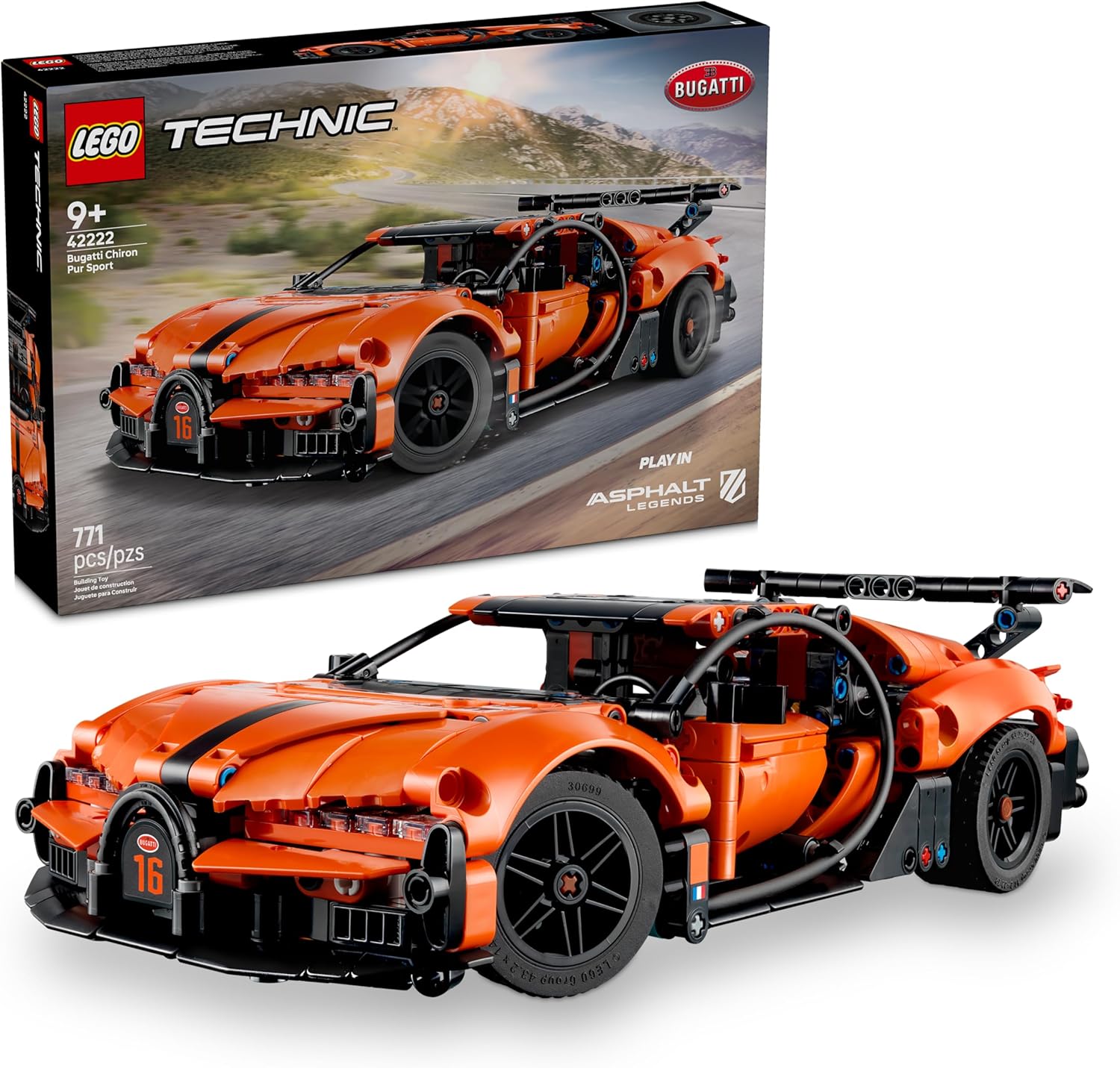 TECHNIC BUGATTI CHIRON PUR SPORT HYPER CAR 42222