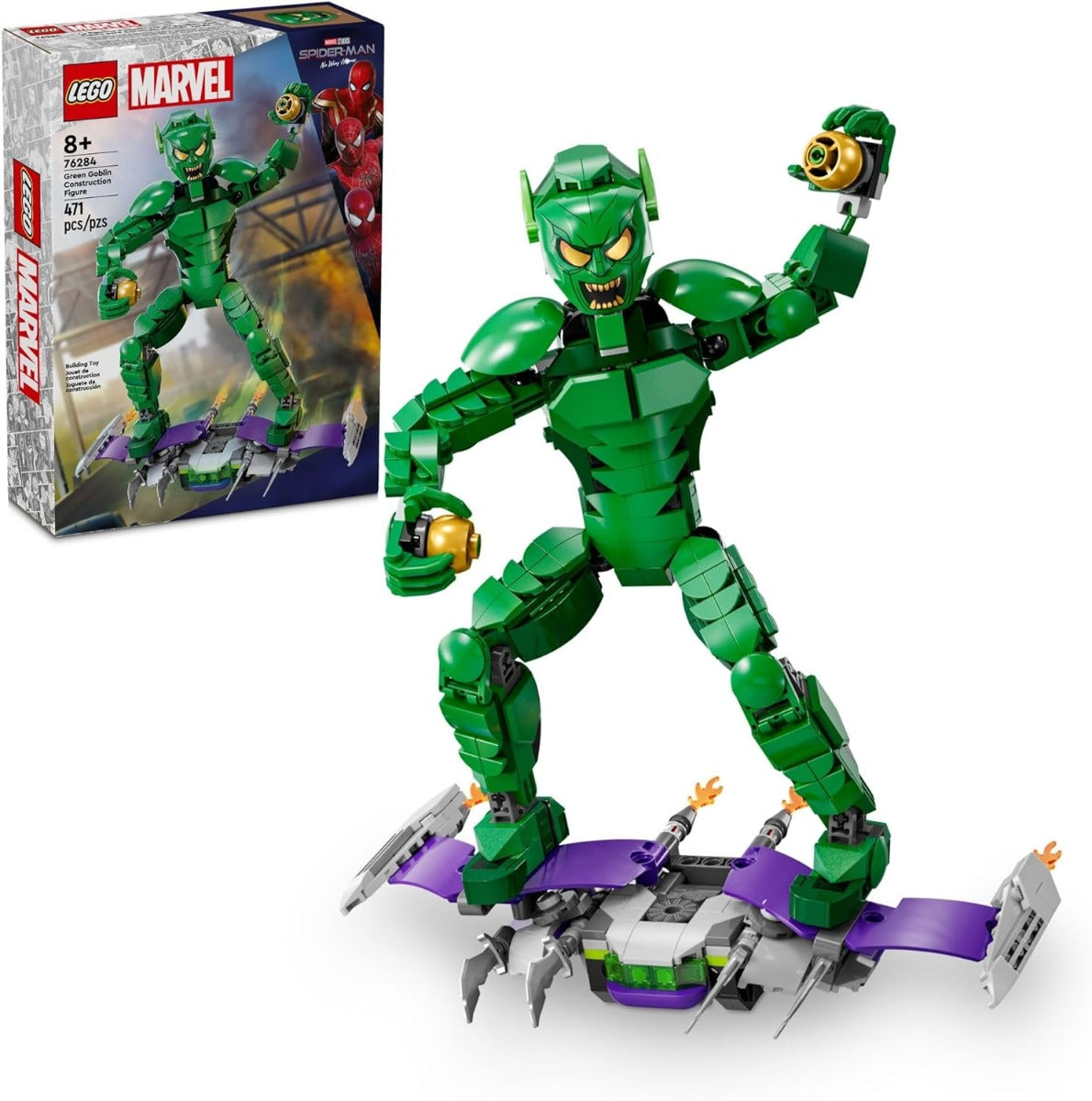 SUPER HEROES Green Goblin Buildable Figure 76284