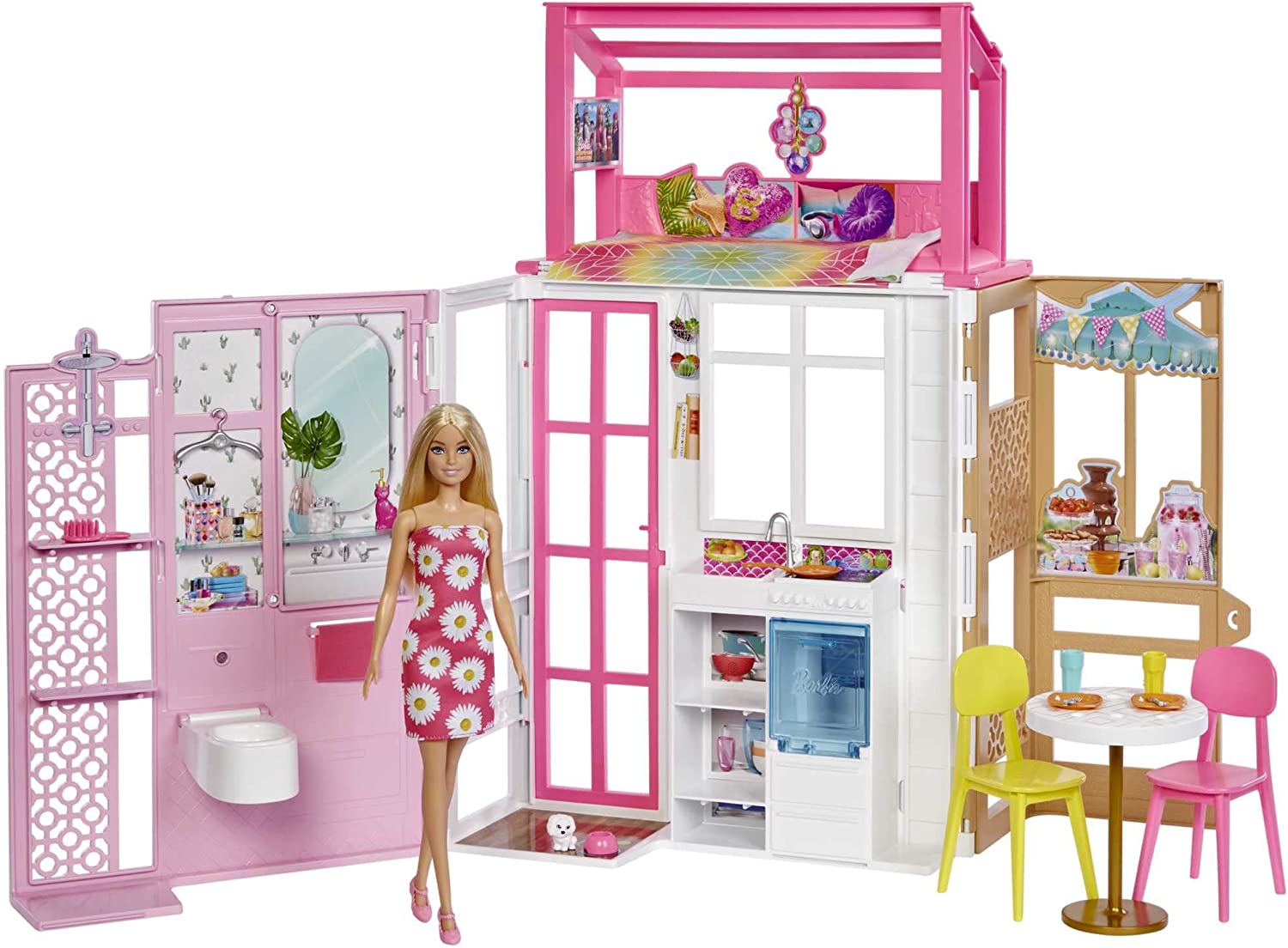 Barbie Glam House with Doll with 2 Floors