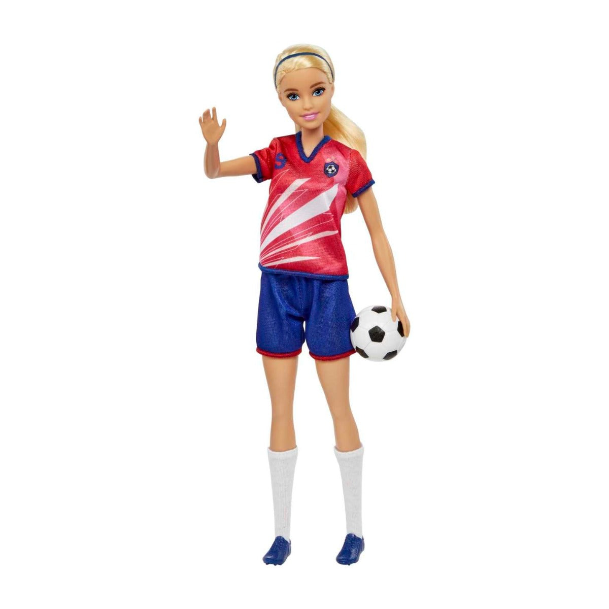 Barbie Professions Soccer Player Red Shirt HCN17