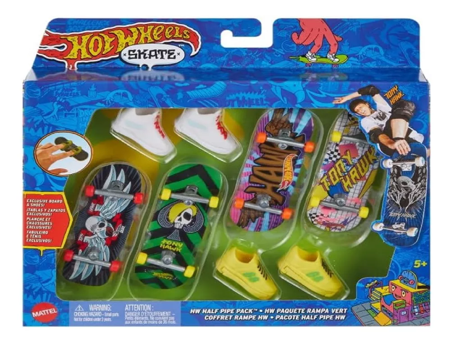 Hot Wheels Skate Pack with Surprise Sneakers HGT84