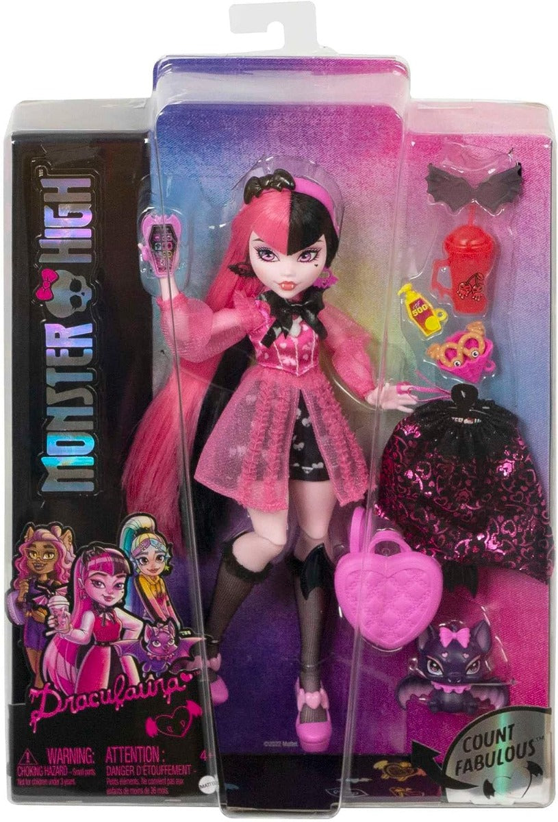 Monster High Draculaura with accessories HHK51