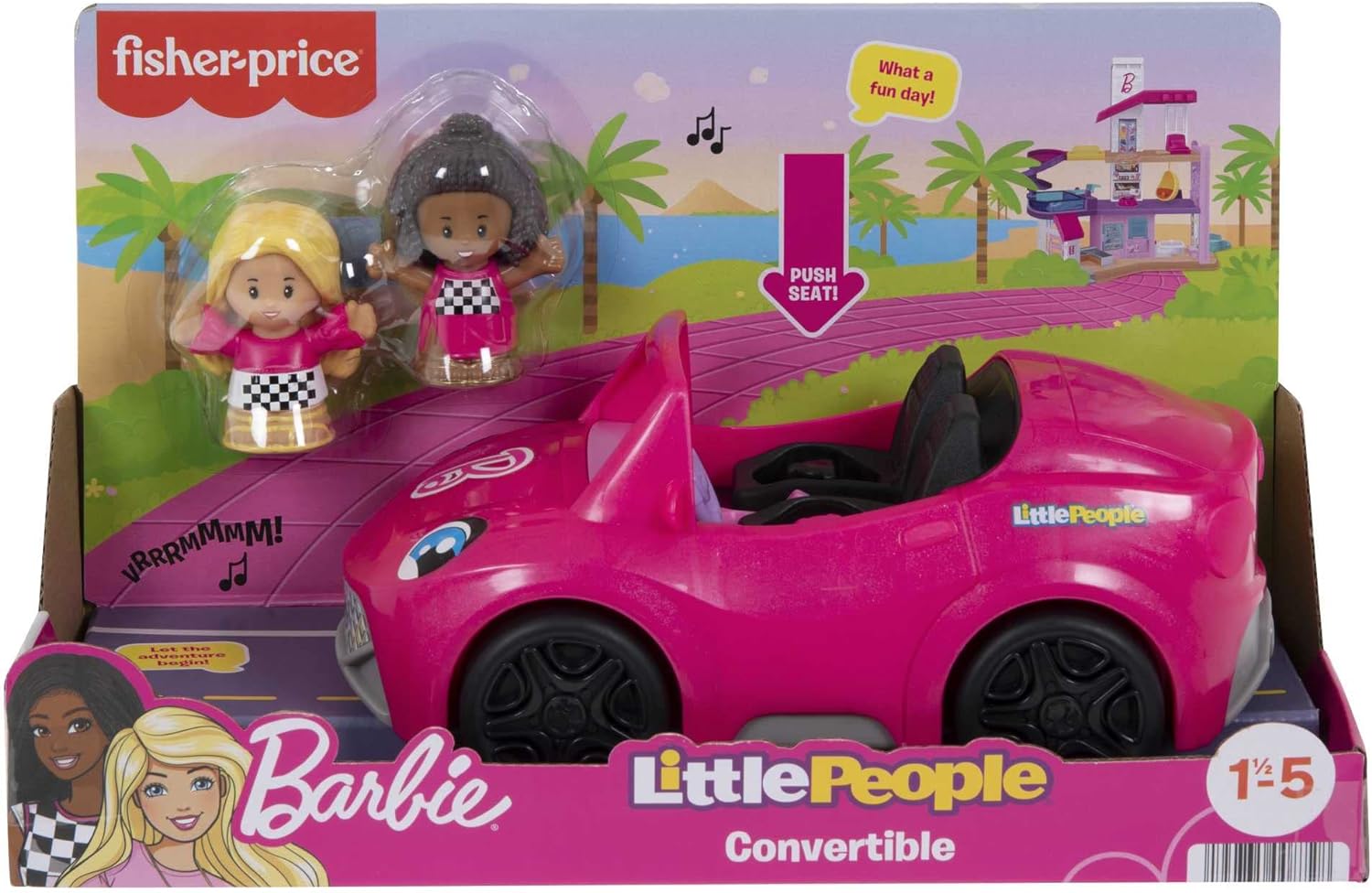 FP LITTLE PEOPLE MY FIRST CONVERTIBLE BARBIE HJN53