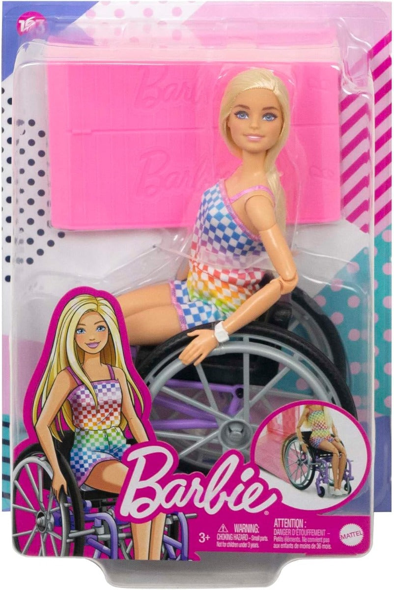 Barbie Fashionista Doll Purple Wheelchair