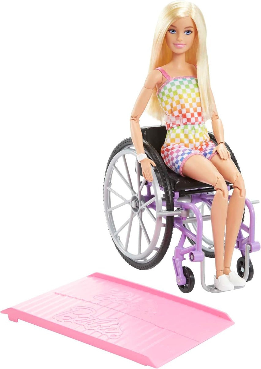 Barbie Fashionista Doll Purple Wheelchair