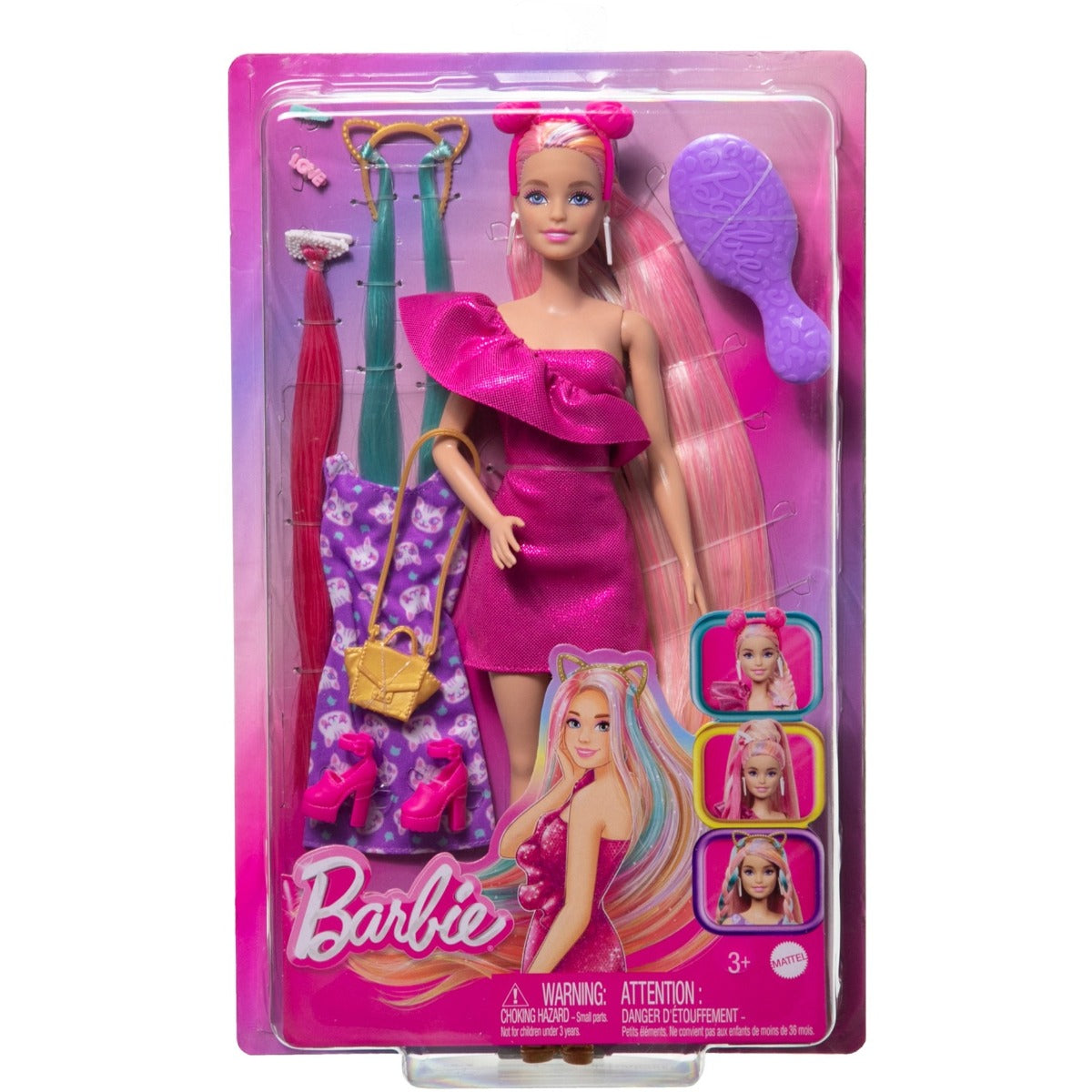 Barbie Totally Hair Rainbow