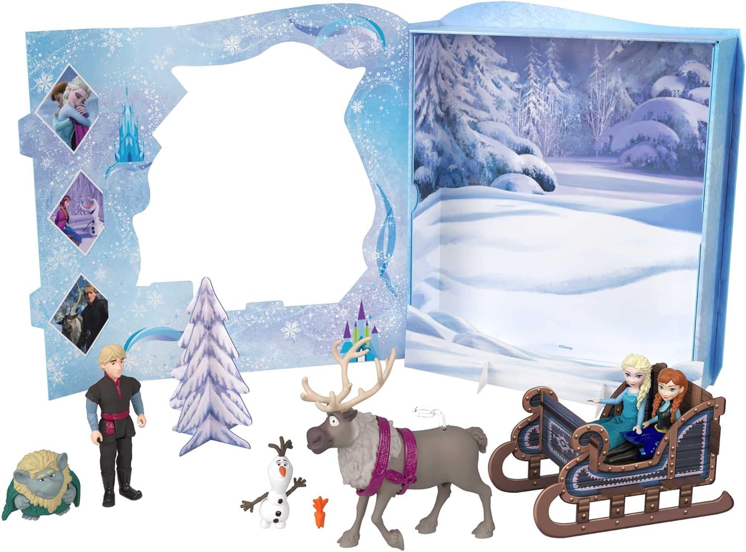 DISNEY FROZEN SET DE HISTORIAS 6 FIGURAS HLX04