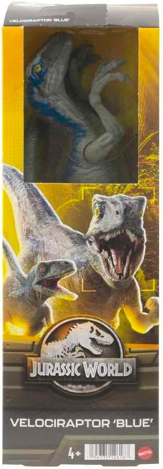 Jurassic World Dinosaur Velociraptor Blue