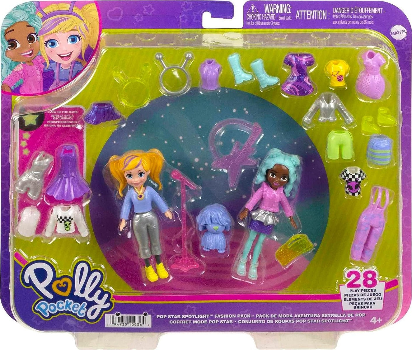 Polly Pocket Assorted Fashion Pack Large HNF51