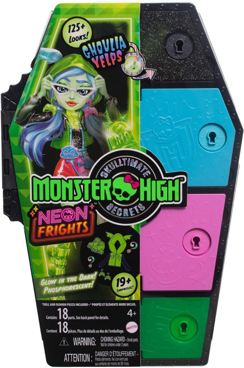 Monster High Skulltimates Secrets Sustos Neón Ghoulia HNF81