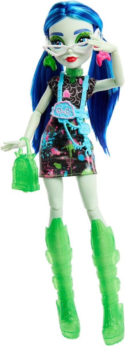 Monster High Skulltimates Secrets Sustos Neón Ghoulia HNF81