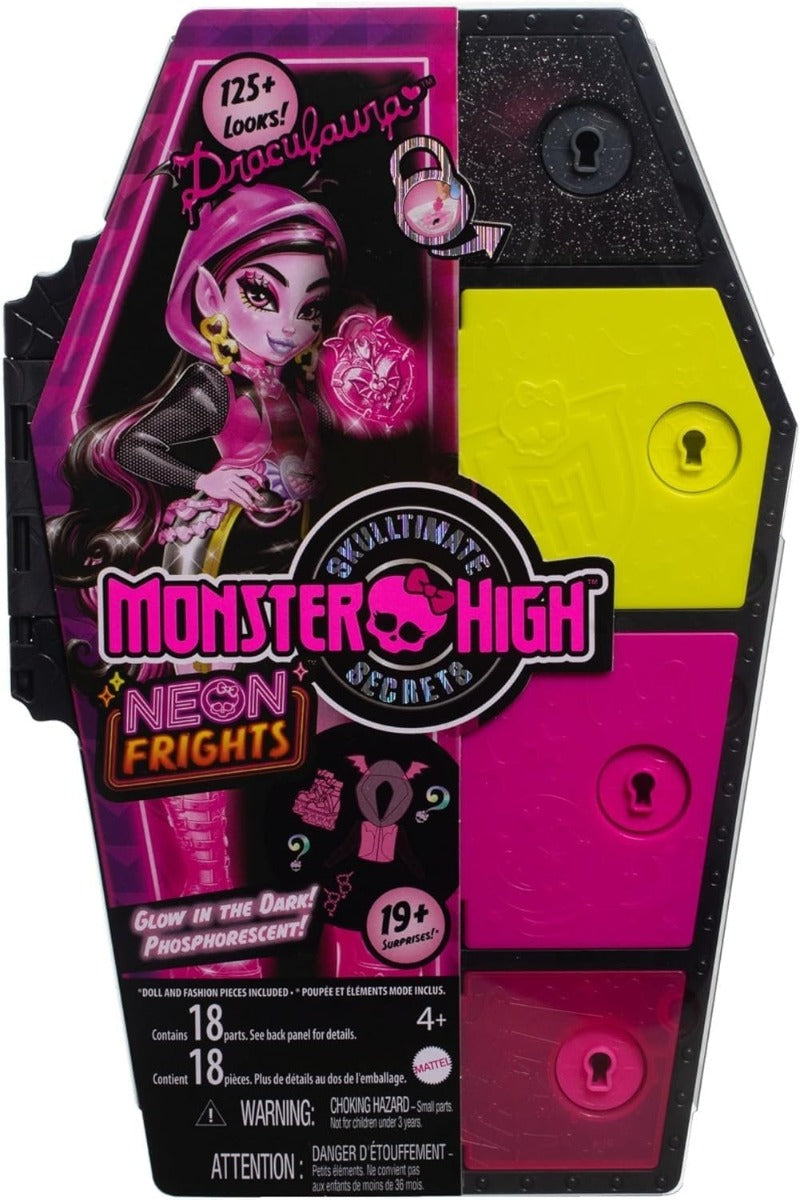 Monster High Skulltimates Secrets Scare Neon Draculaura HNF78