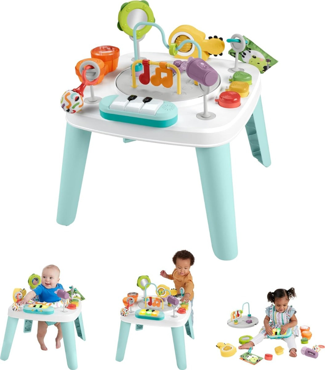 Fisher-Price Baby Toy Activity Center 3-in-1 Musical Hits HNR23