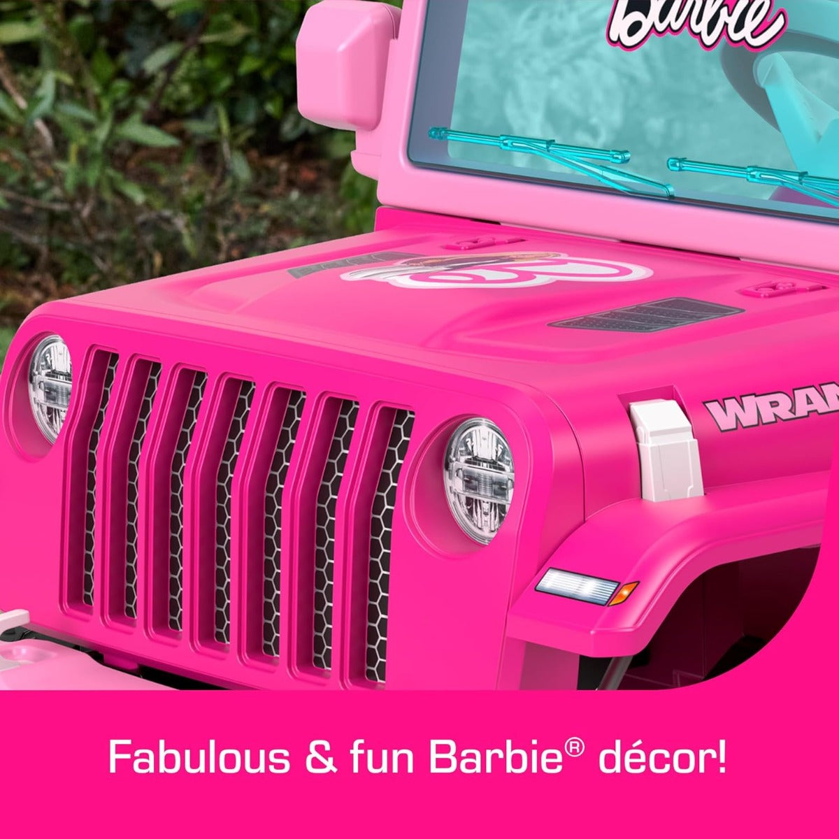 Fisher-Price, Power Wheels Vehículo Montable Barbie Jeep HPP70