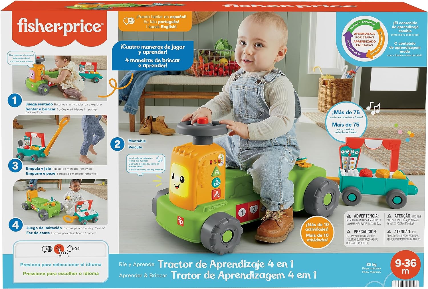 Fisher-Price 4-in-1 Learning Tractor