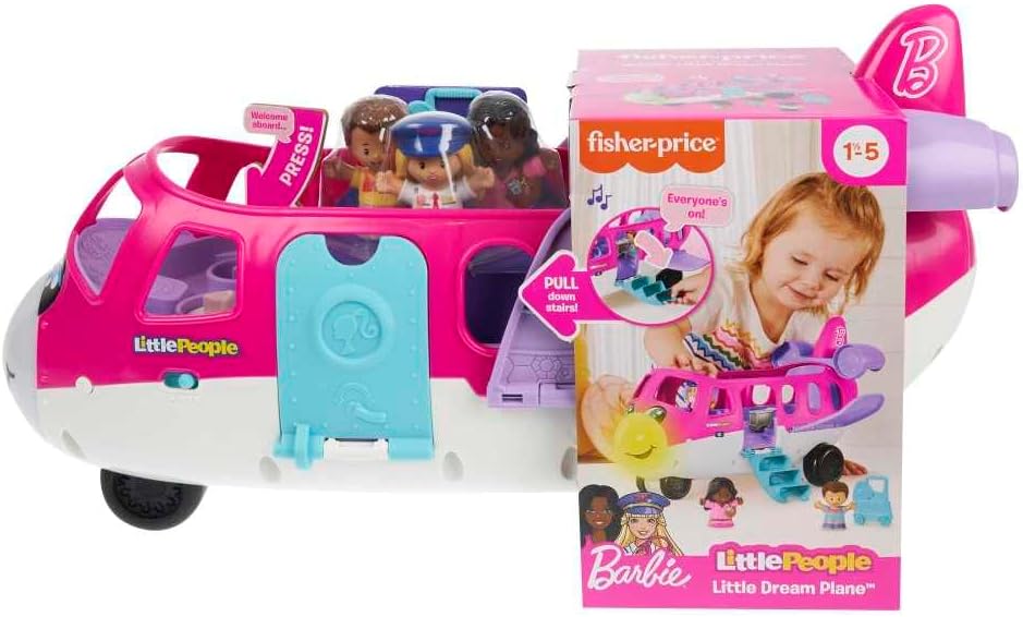 FP LITTLE PEOPLE BARBIE DREAM PLANE HRC36