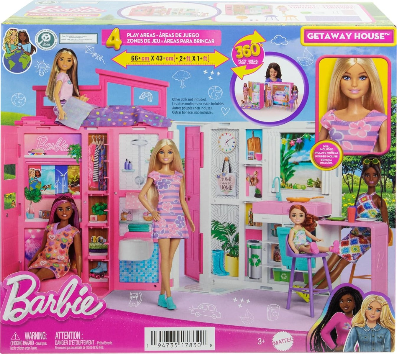 Barbie Glam House with Doll HRJ77