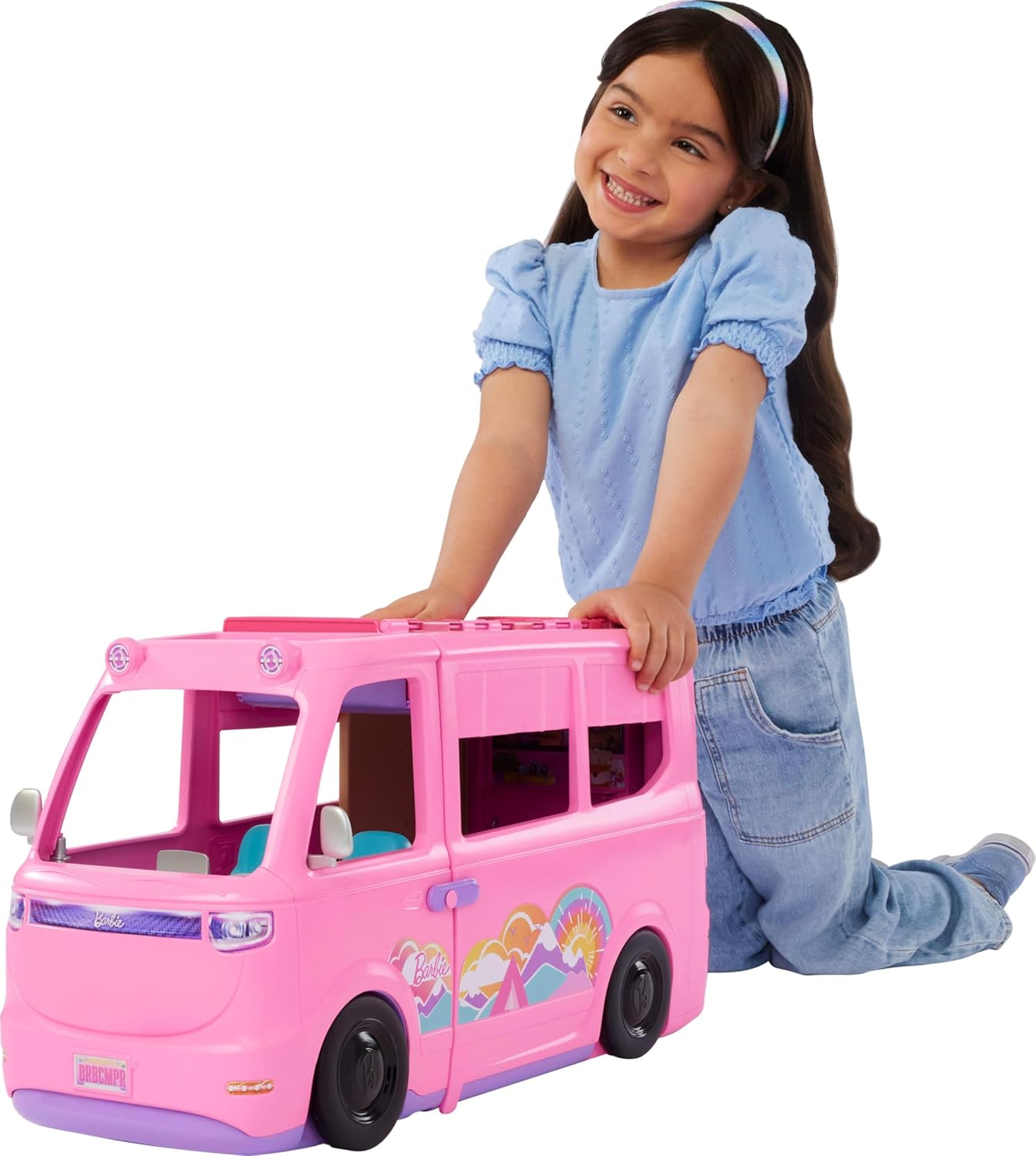 BARBIE VEHÍCULO PARA MUÑECAS CÁMPER DE LOS SUEÑOS  HRJ78