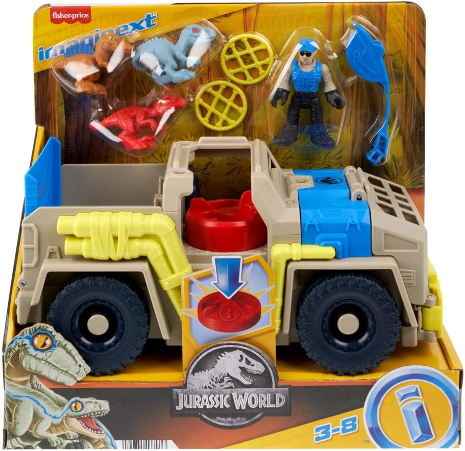F-P Imaginext Jurassic World Rastreadora de Dinosaurios HRK69