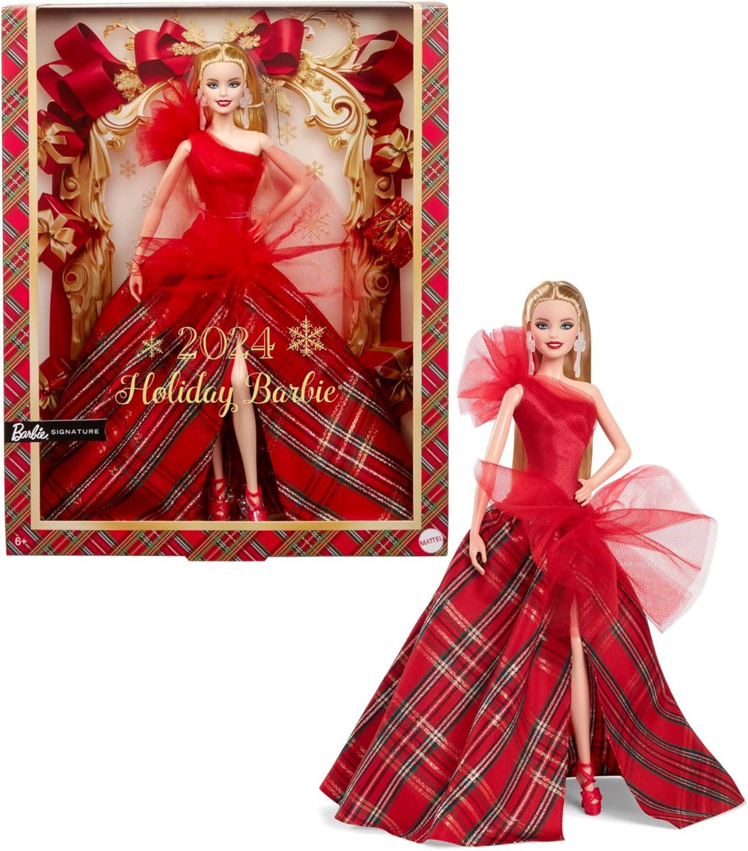 Barbie Signature Muñeca de Colección Holiday Doll Cabello Rubio HRM61