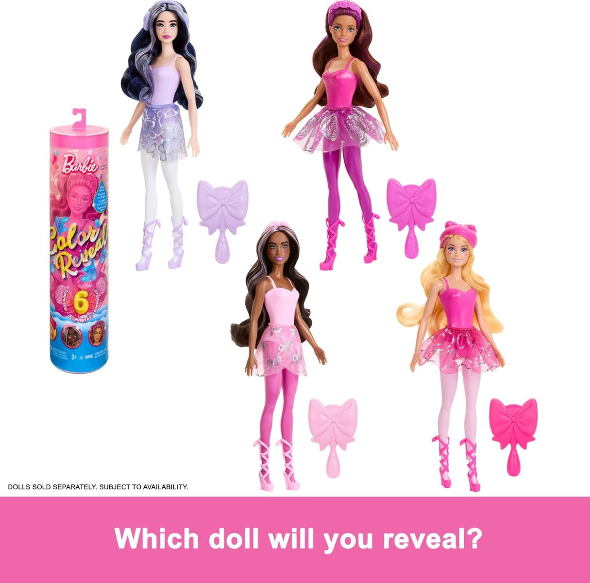 Barbie Color Reveal bailarinas de ballet 