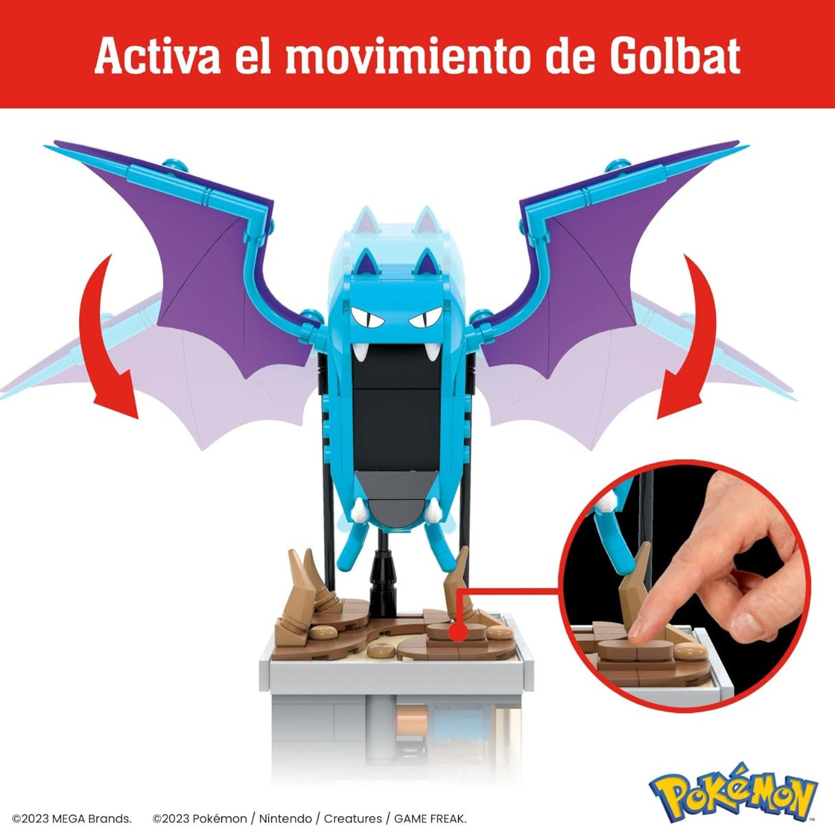 MEGA POKEMON MINI MOTION GOLBAT HTH72