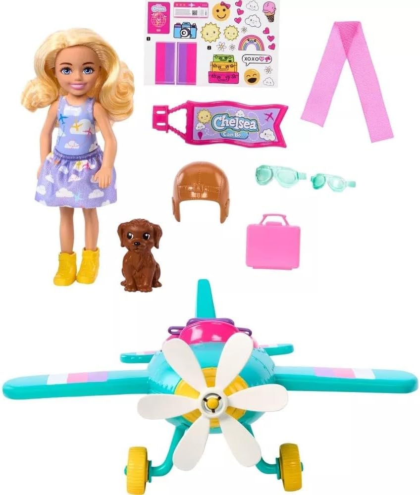 Barbie Chelsea Airplane Pilot HTK38